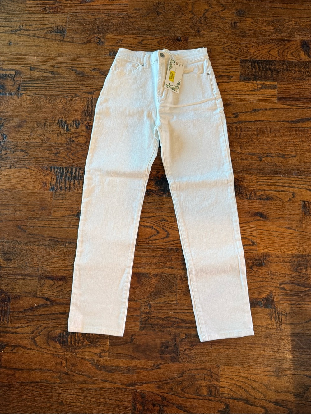 Chelsea & Violet Off-White High-Rise Jeans